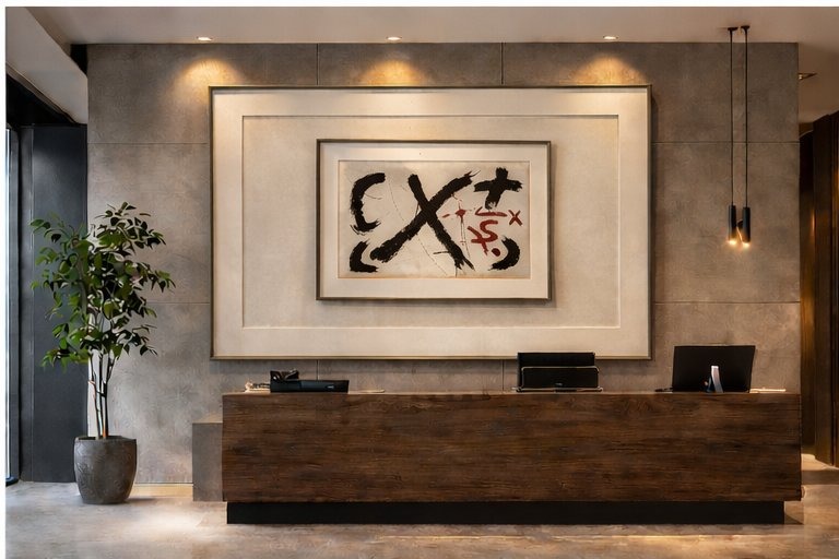 Sala de reuniones — Tàpies